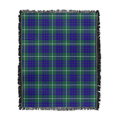 Scottish Tartan Hamilton Hunting Modern Clan Woven Blanket Plaid Style