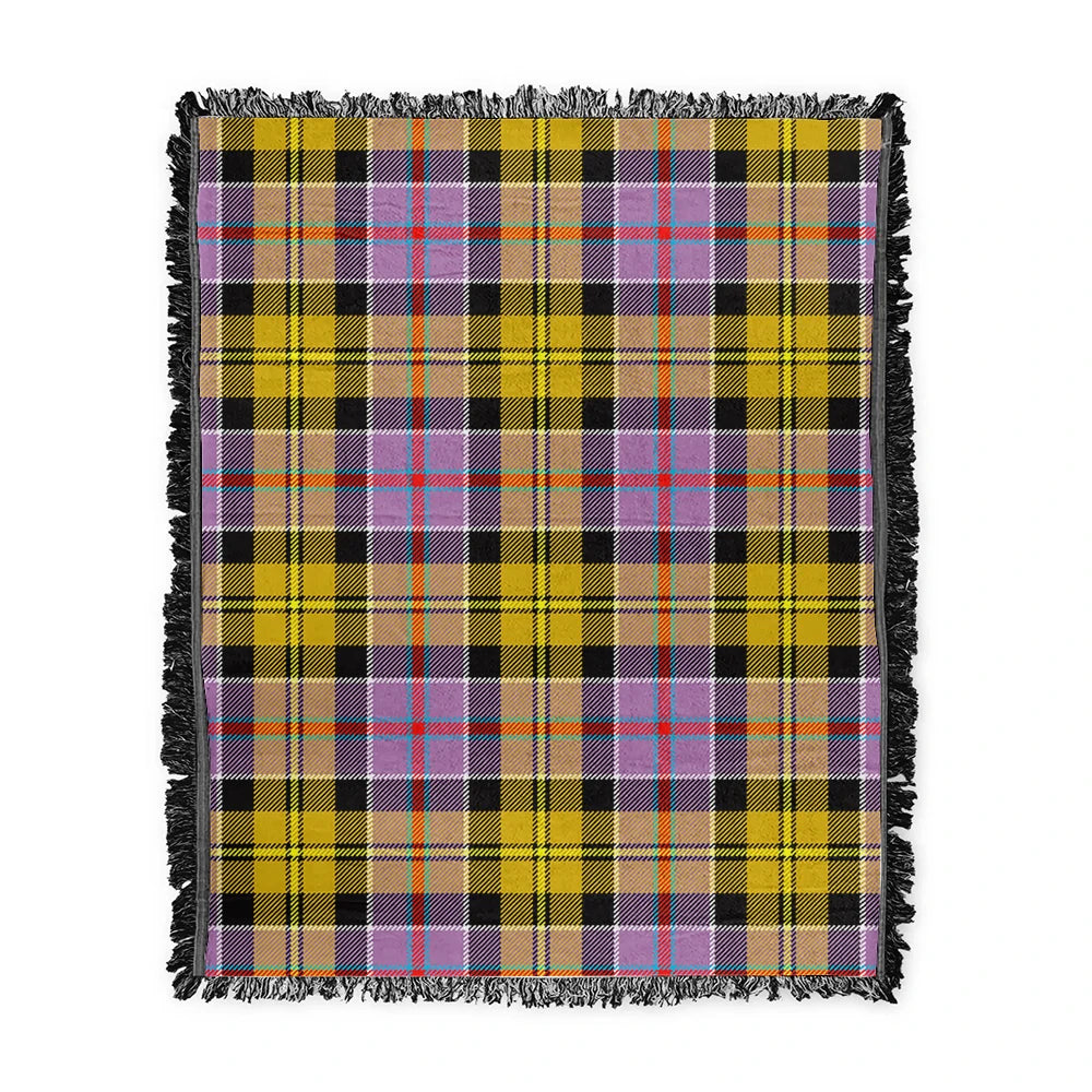 Scottish Tartan Culloden Ancient Clan Woven Blanket Plaid Style