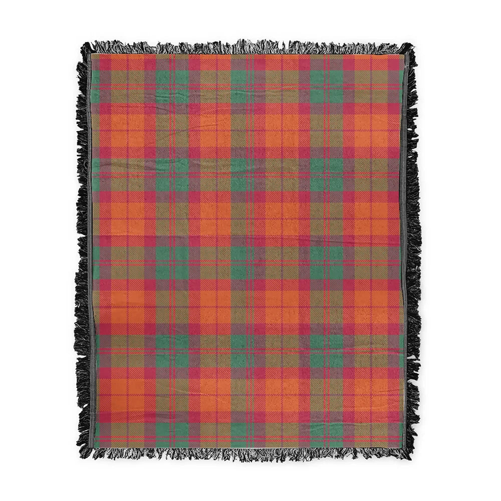 Scottish Tartan MacNab Ancient Clan Woven Blanket Plaid Style