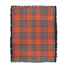 Scottish Tartan MacNab Ancient Clan Woven Blanket Plaid Style