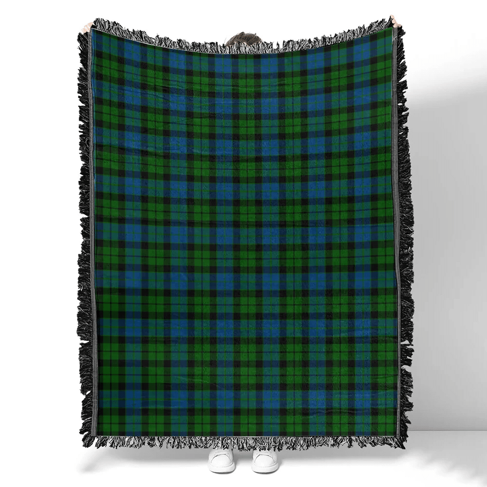 Scottish Tartan MacKay Modern Clan Woven Blanket Plaid Style