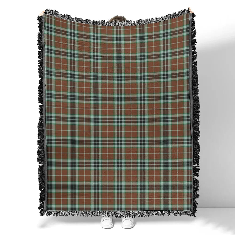 Scottish Tartan Thomson Hunting Modern Clan Woven Blanket Plaid Style