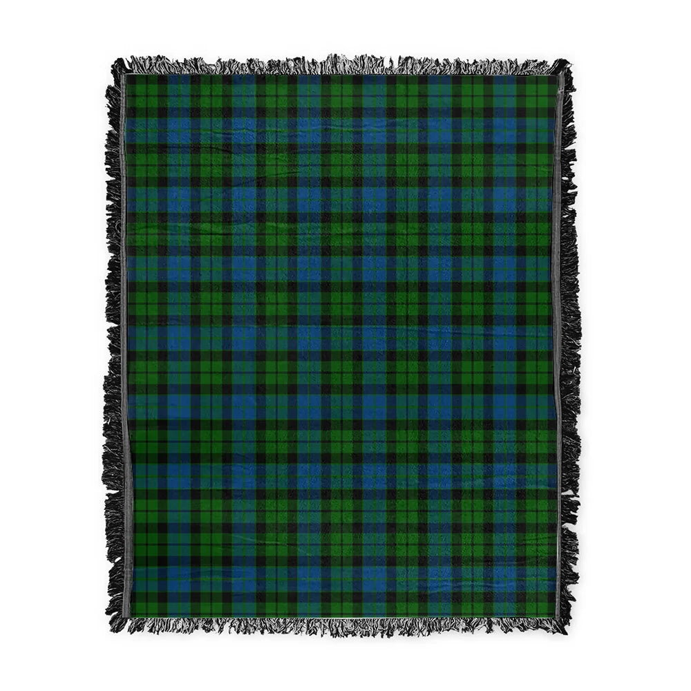 Scottish Tartan MacKay Modern Clan Woven Blanket Plaid Style