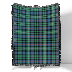 Scottish Tartan Rose Hunting Ancient Clan Woven Blanket Plaid Style