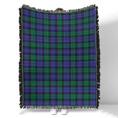 Scottish Tartan Blackwatch Modern Clan Woven Blanket Plaid Style