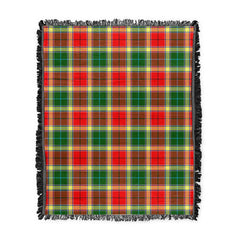 Scottish Tartan Gibbs Clan Woven Blanket Plaid Style