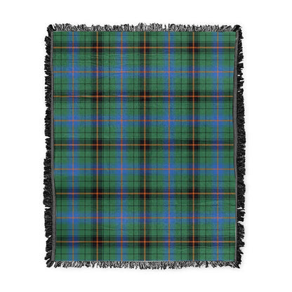 Scottish Tartan Davidson Ancient Clan Woven Blanket Plaid Style