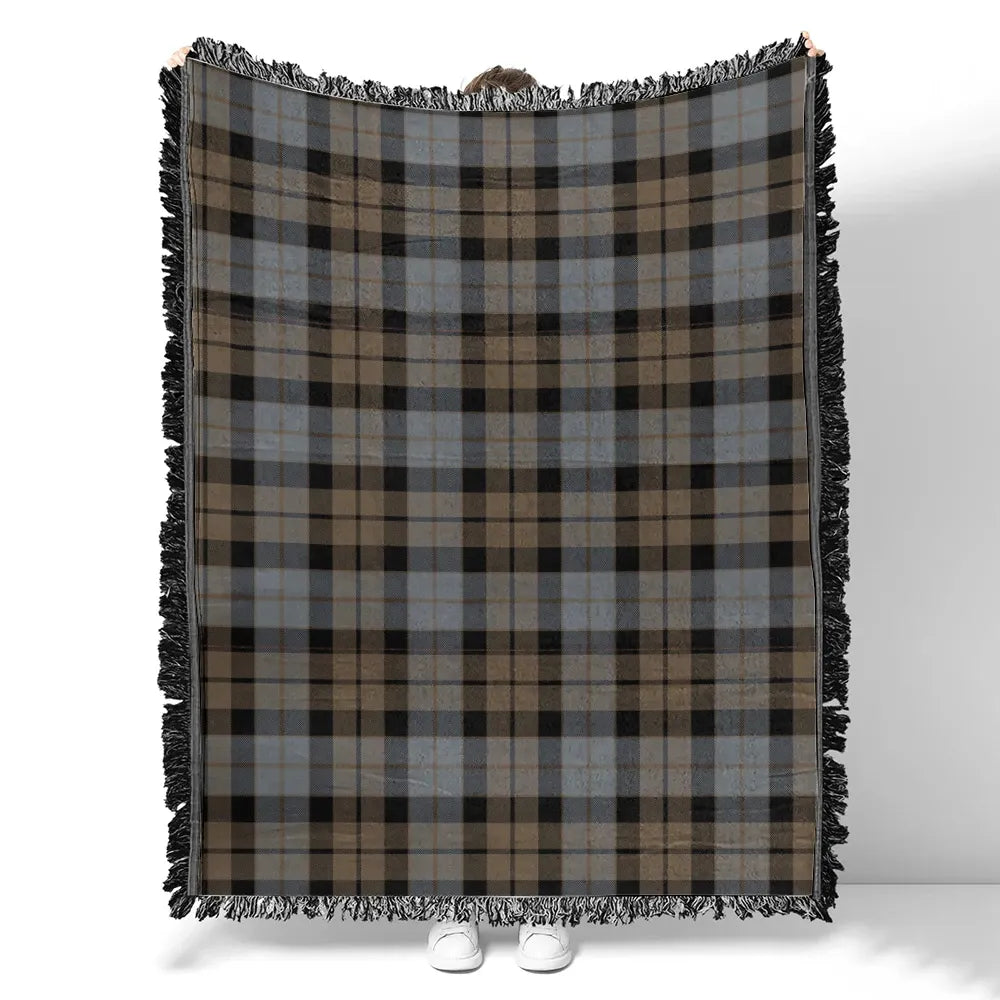 Scottish Tartan MacKay Weathered Clan Woven Blanket Plaid Style