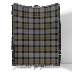 Scottish Tartan MacKay Weathered Clan Woven Blanket Plaid Style