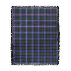 Scottish Tartan Hunter Modern Clan Woven Blanket Plaid Style