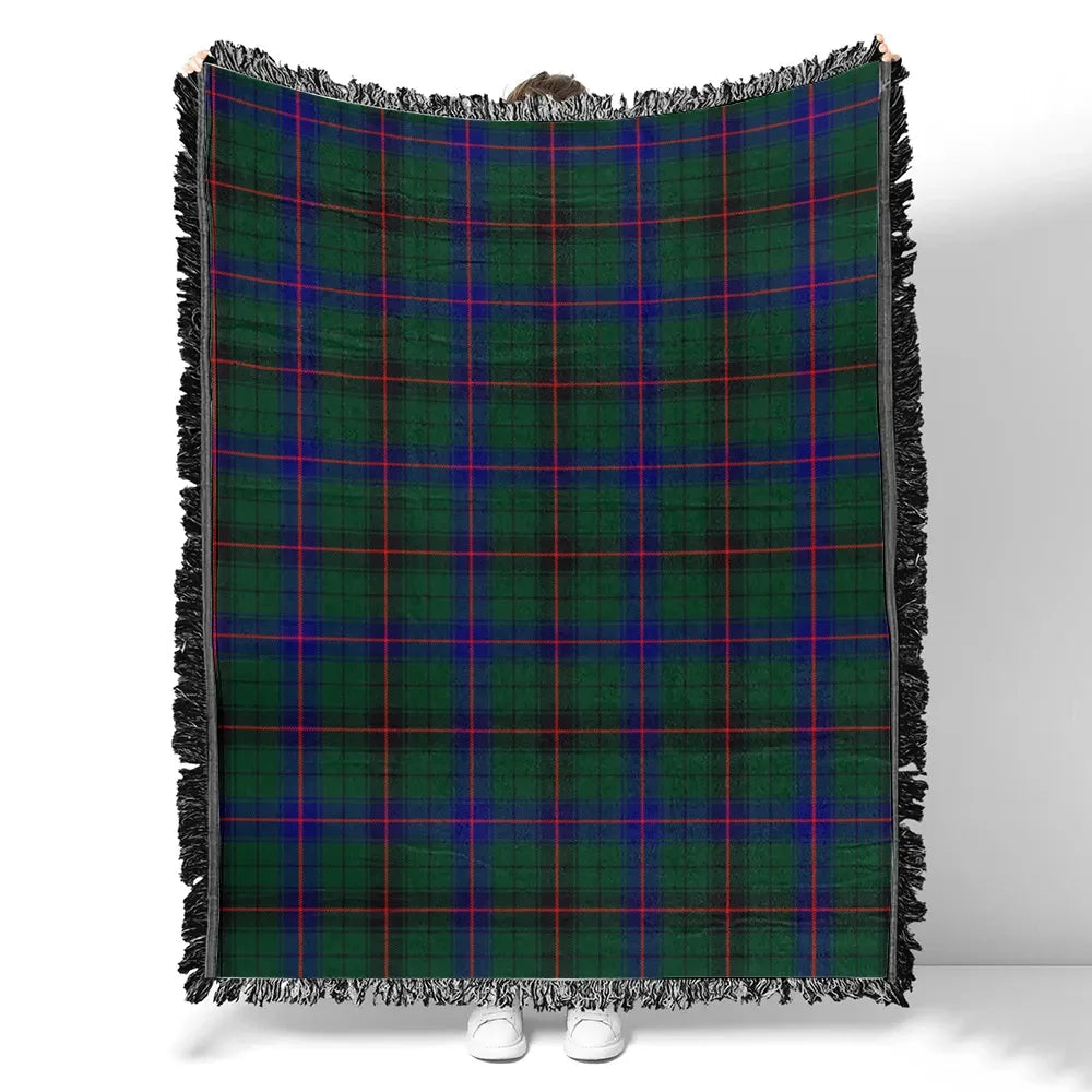 Scottish Tartan Davidson Modern Clan Woven Blanket Plaid Style