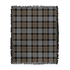 Scottish Tartan MacKay Weathered Clan Woven Blanket Plaid Style