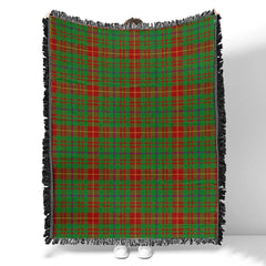 Scottish Tartan Fulton Clan Woven Blanket Plaid Style