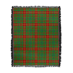 Scottish Tartan Fulton Clan Woven Blanket Plaid Style