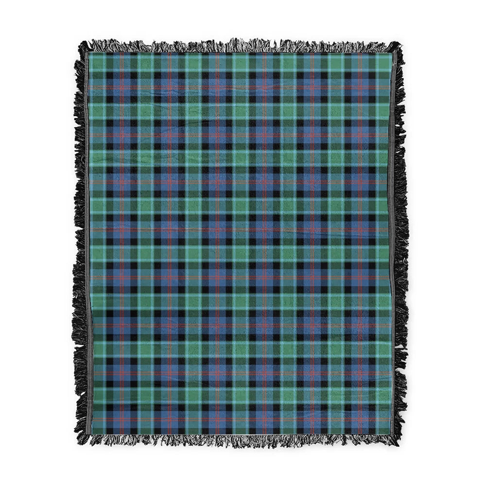 Scottish Tartan MacTaggart Ancient Clan Woven Blanket Plaid Style