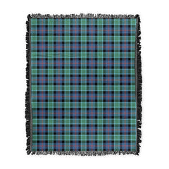 Scottish Tartan MacTaggart Ancient Clan Woven Blanket Plaid Style