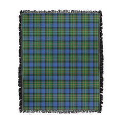 Scottish Tartan MacLaren Ancient Clan Woven Blanket Plaid Style