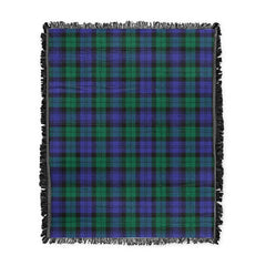 Scottish Tartan Blackwatch Modern Clan Woven Blanket Plaid Style