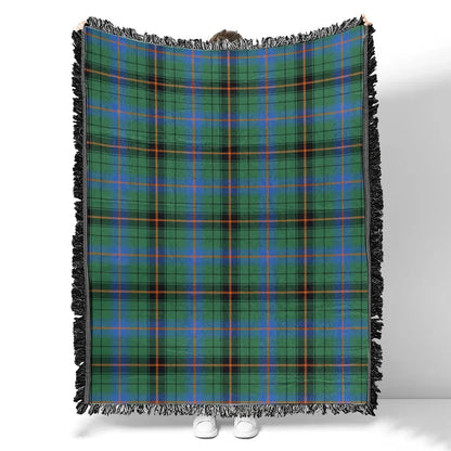 Scottish Tartan Davidson Ancient Clan Woven Blanket Plaid Style