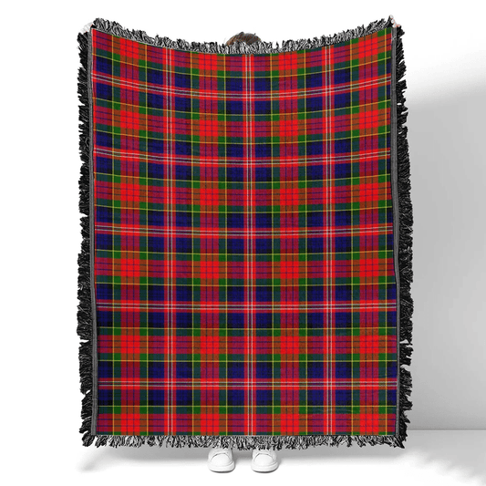 Scottish Tartan MacPherson Modern Clan Woven Blanket Plaid Style