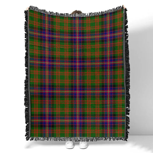 Scottish Tartan Cochrane Modern Clan Woven Blanket Plaid Style