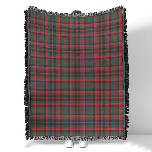 Scottish Tartan Cumming Hunting Modern Clan Woven Blanket Plaid Style