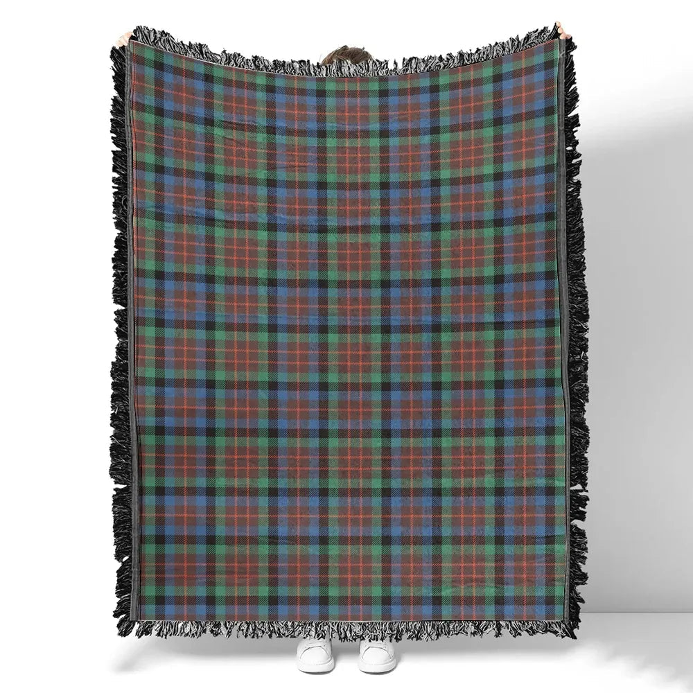 Scottish Tartan MacDuff Hunting Ancient Clan Woven Blanket Plaid Style