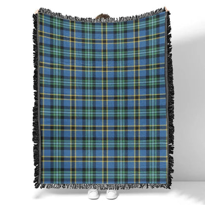 Scottish Tartan Weir Ancient Clan Woven Blanket Plaid Style