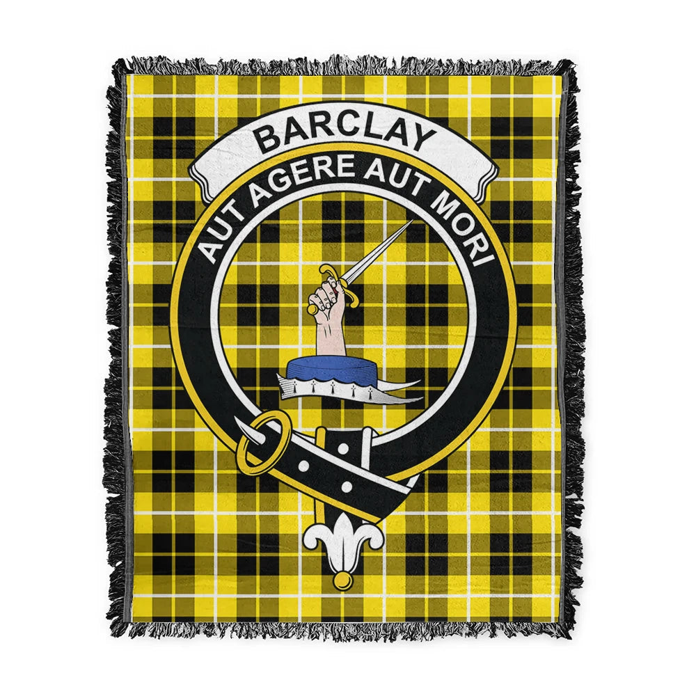 Scottish Tartan Barclay Dress Modern Clan Woven Blanket Crest Style