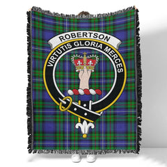 Scottish Tartan Robertson Hunting Modern Clan Woven Blanket Crest Style