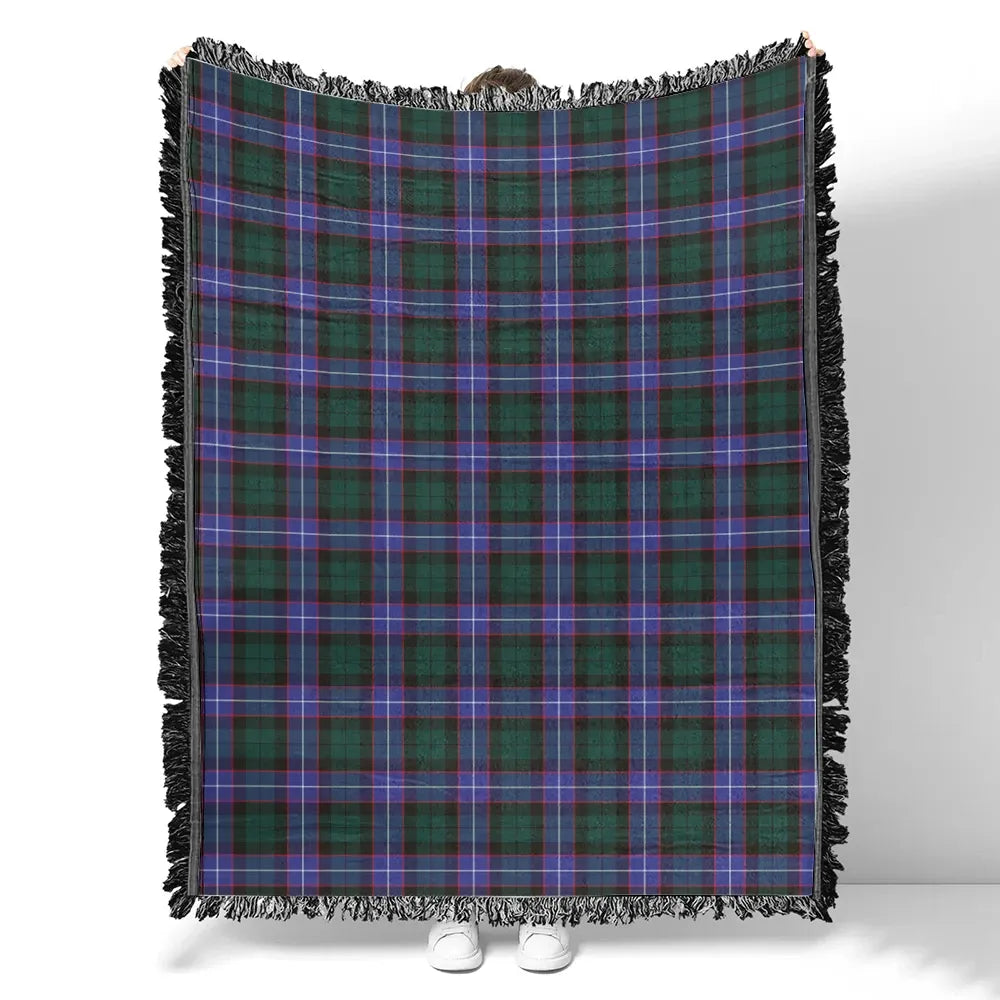 Scottish Tartan Hunter Modern Clan Woven Blanket Plaid Style