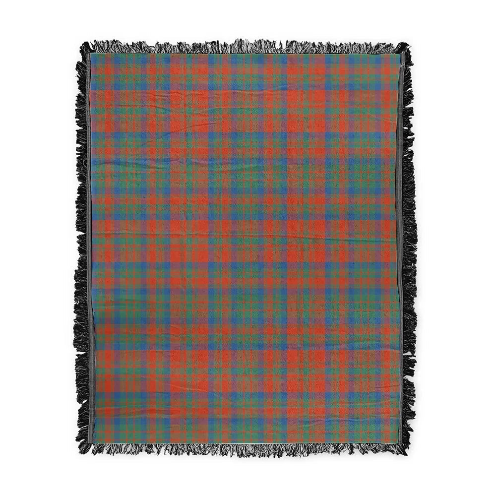 Scottish Tartan Matheson Ancient Clan Woven Blanket Plaid Style