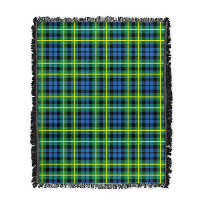 Scottish Tartan Campbell of Breadalbane Ancient Clan Woven Blanket Plaid Style