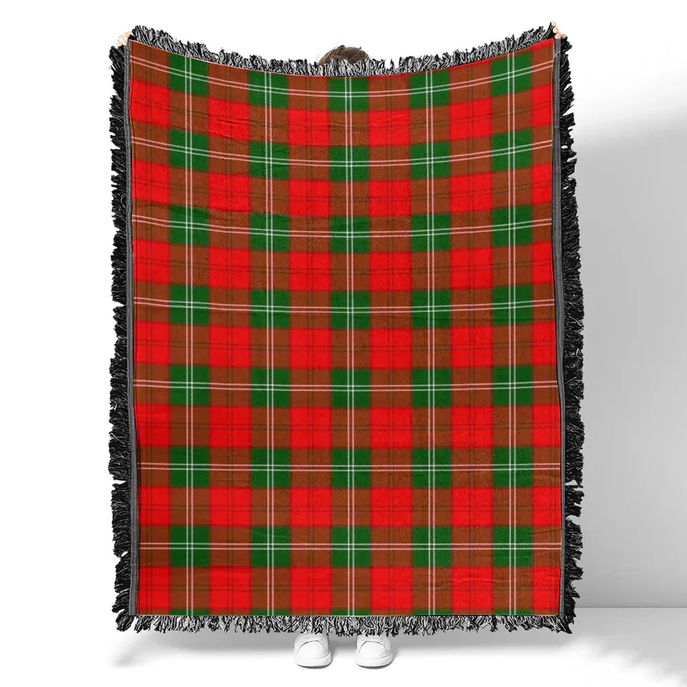 Scottish Tartan Lennox Modern Clan Woven Blanket Plaid Style