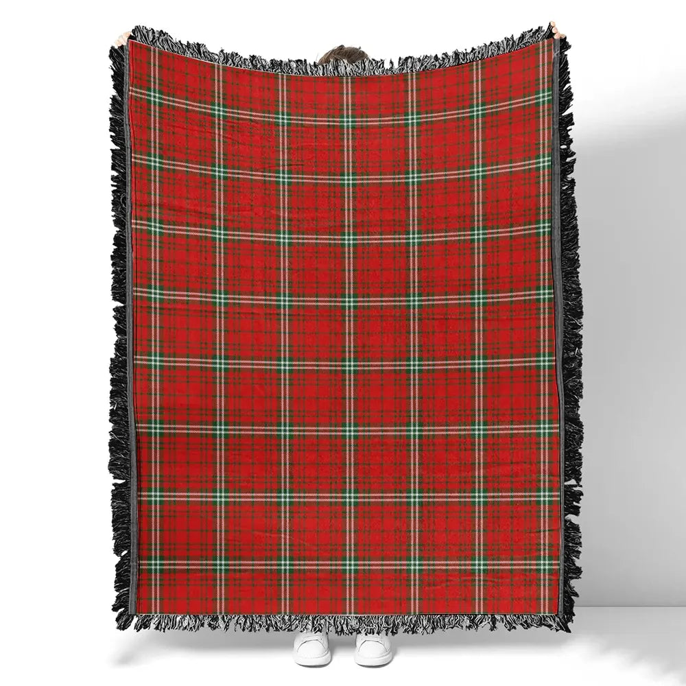 Scottish Tartan MacLay Modern Clan Woven Blanket Plaid Style