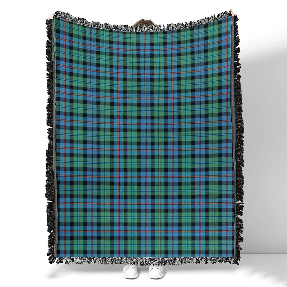 Scottish Tartan Campbell of Cawdor Ancient Clan Woven Blanket Plaid Style