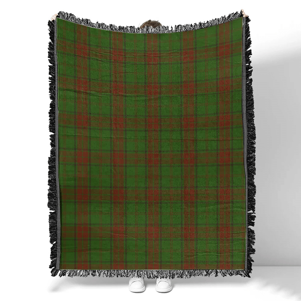 Scottish Tartan Maxwell Hunting Clan Woven Blanket Plaid Style