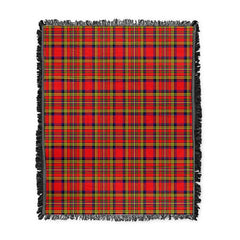 Scottish Tartan Hepburn Clan Woven Blanket Plaid Style