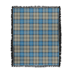 Scottish Tartan Napier Ancient Clan Woven Blanket Plaid Style