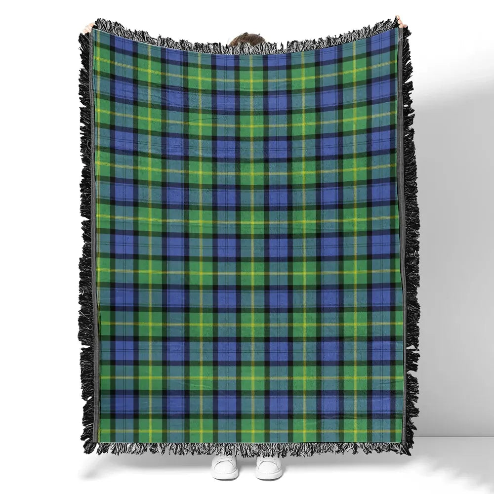 Scottish Tartan Gordon Old Ancient Clan Woven Blanket Plaid Style