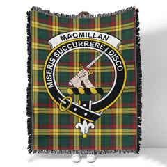 Scottish Tartan MacMillan Old Modern Clan Woven Blanket Crest Style