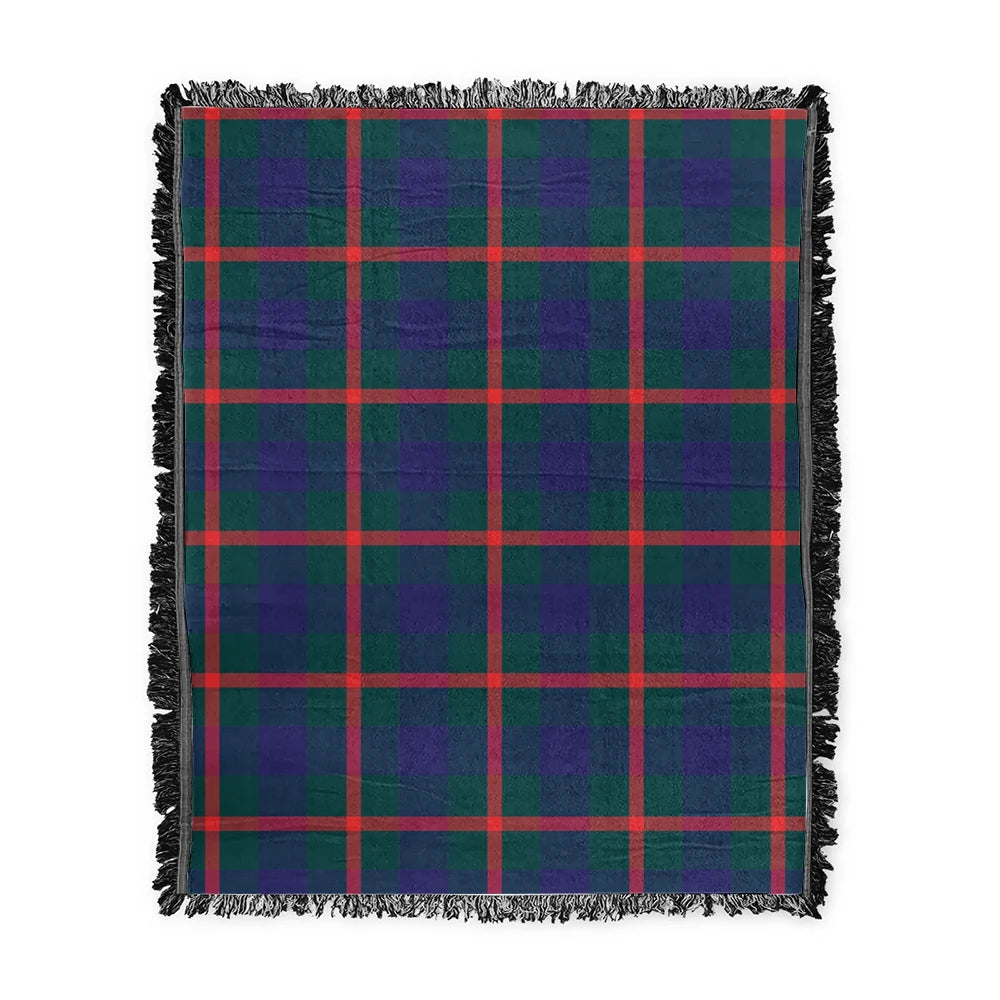 Scottish Tartan Agnew Modern Clan Woven Blanket Plaid Style