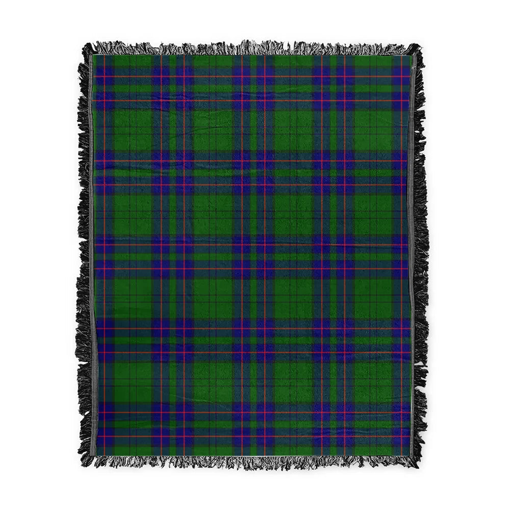 Scottish Tartan Lockhart Modern Clan Woven Blanket Plaid Style