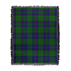 Scottish Tartan Lockhart Modern Clan Woven Blanket Plaid Style