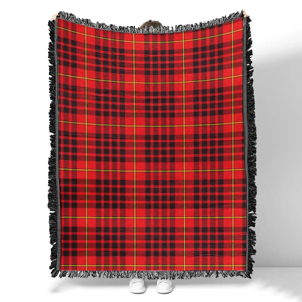 Scottish Tartan MacIan Clan Woven Blanket Plaid Style