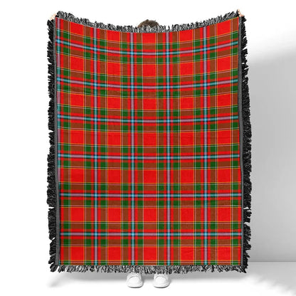 Scottish Tartan Drummond of Perth Clan Woven Blanket Plaid Style