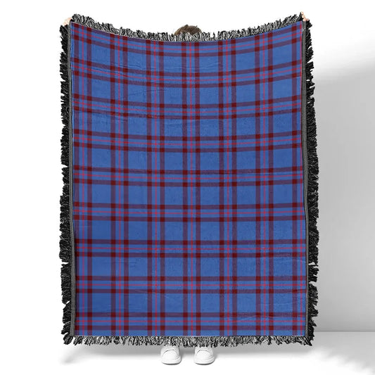 Scottish Tartan Elliot Modern Clan Woven Blanket Plaid Style