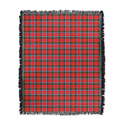 Scottish Tartan Sinclair Modern Clan Woven Blanket Plaid Style