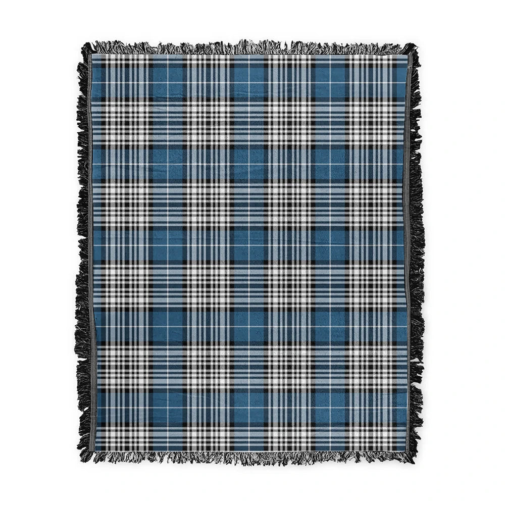 Scottish Tartan Napier Modern Clan Woven Blanket Plaid Style