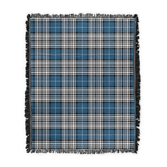 Scottish Tartan Napier Modern Clan Woven Blanket Plaid Style